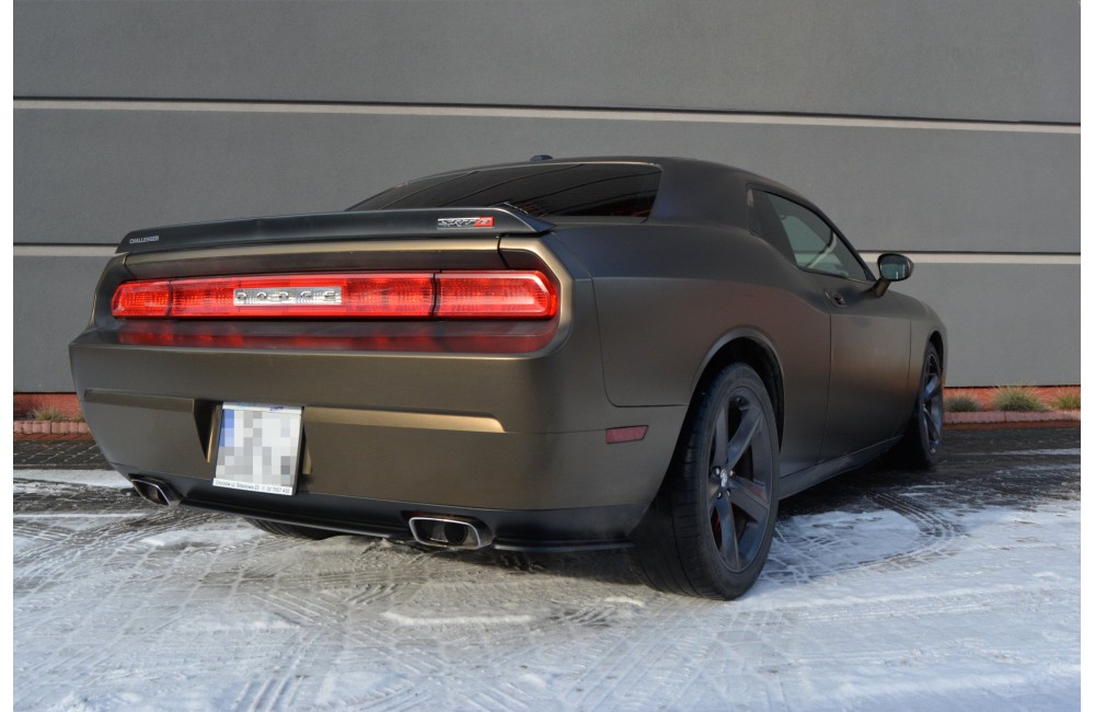 Rear Splitter DODGE CHALLENGER MK3. PHASE-I SRT8 COUPE (without vertical bars)
