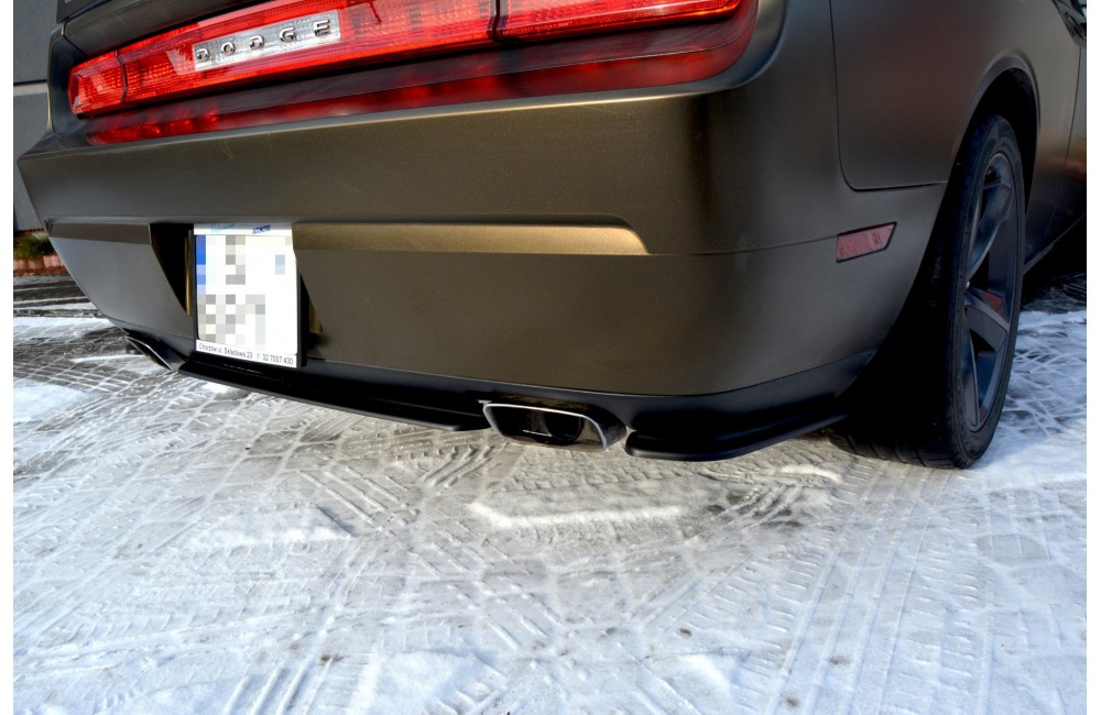 REAR SIDE SPLITTERS DODGE CHALLENGER MK3. PHASE-I SRT8 COUPE