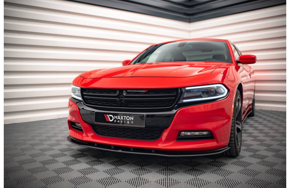 Street Pro Front Splitter Dodge Charger RT Mk7 Facelift - Black