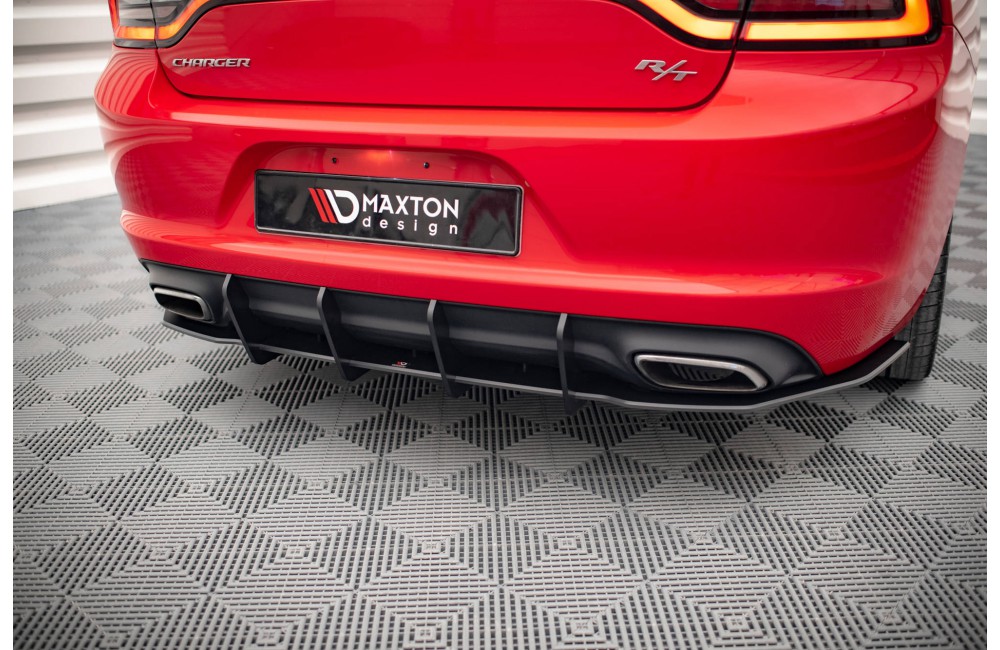 Street Pro Rear Diffuser Dodge Charger RT Mk7 Facelift - Black