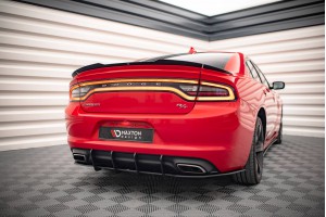 Street Pro Rear Diffuser Dodge Charger RT Mk7 Facelift - Black