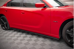 Street Pro Side Skirts Diffusers Dodge Charger RT Mk7 Facelift - Black Street Pro Side Skirts Diffusers Dodge Charger RT Mk7 Facelift - Black