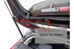 Roof Spoiler (RS Look) Ford Fiesta Mk7 / Mk7 FL Roof Spoiler (RS Look) Ford Fiesta Mk7 / Mk7 FL