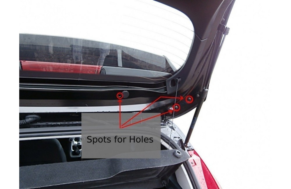 Roof Spoiler (RS Look) Ford Fiesta Mk7 / Mk7 FL Roof Spoiler (RS Look) Ford Fiesta Mk7 / Mk7 FL