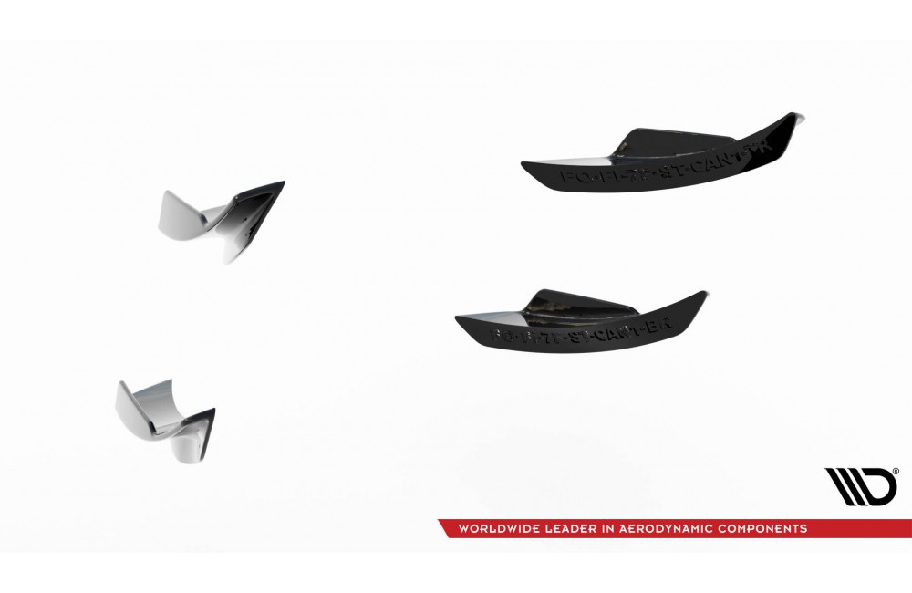 Front Bumper Wings (Canards) Ford Fiesta 7 ST Facelift Front Bumper Wings (Canards) Ford Fiesta 7 ST Facelift