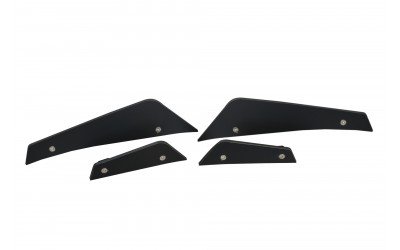 Front Bumper Wings (Canards) Ford Fiesta ST Mk7 FL