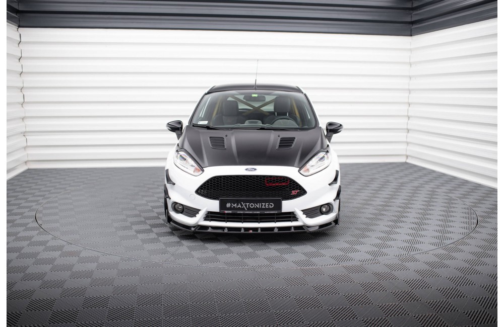 Front Splitter V.6 + Flaps Ford Fiesta ST Mk7 Facelift