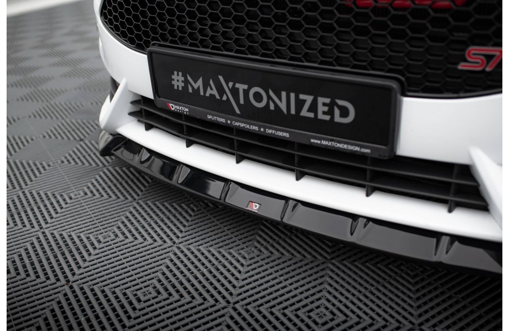 Front Splitter V.6 + Flaps Ford Fiesta ST Mk7 Facelift