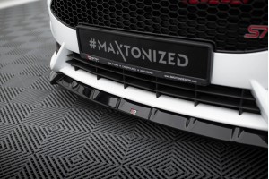 Front Splitter V.6 + Flaps Ford Fiesta ST Mk7 Facelift