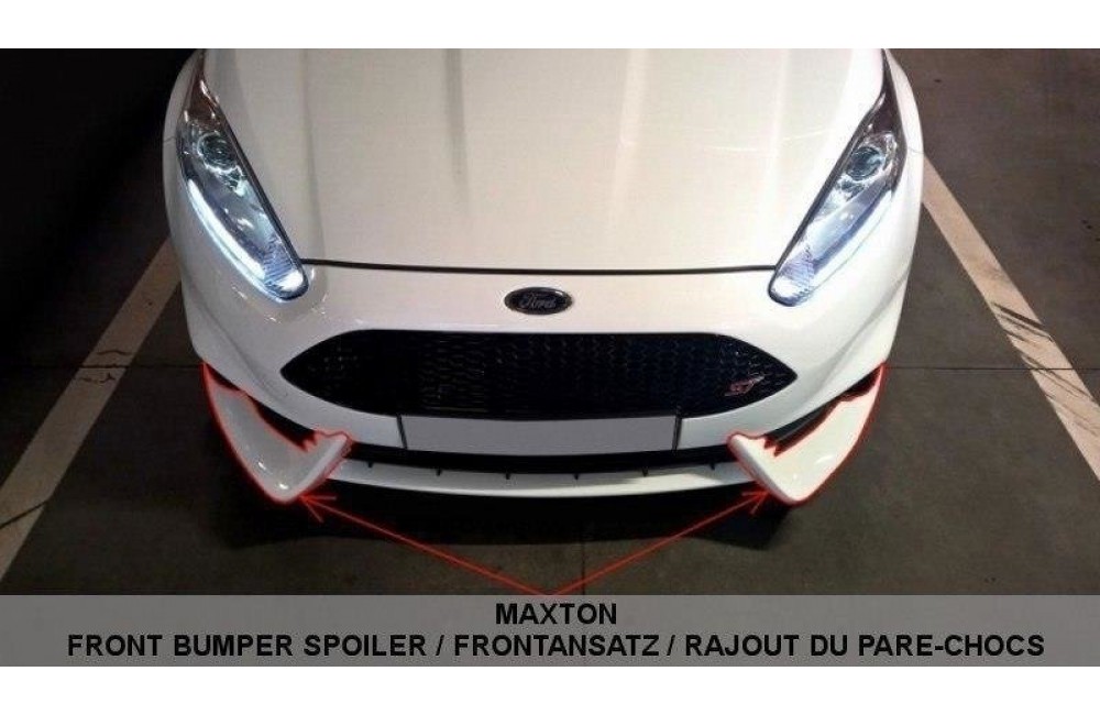Front Splitter Ford Fiesta ST Mk7 FL (Fit Maxton Design Bumper) Front Splitter Ford Fiesta ST Mk7 FL (Fit Maxton Design Bumper)