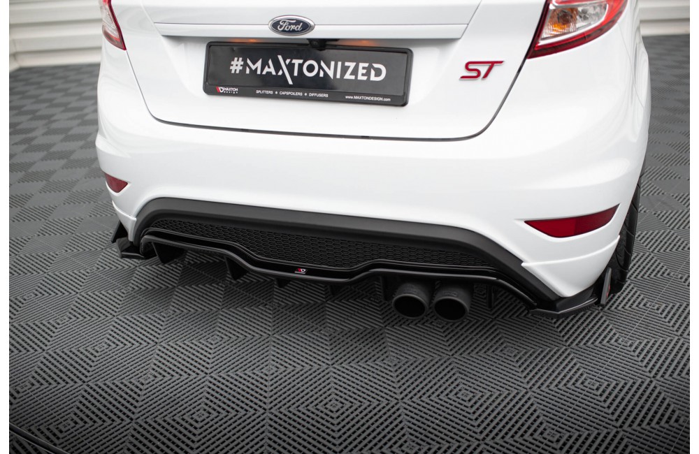 Rear Side Splitters V.3 + Flaps Ford Fiesta ST Mk7 Facelift