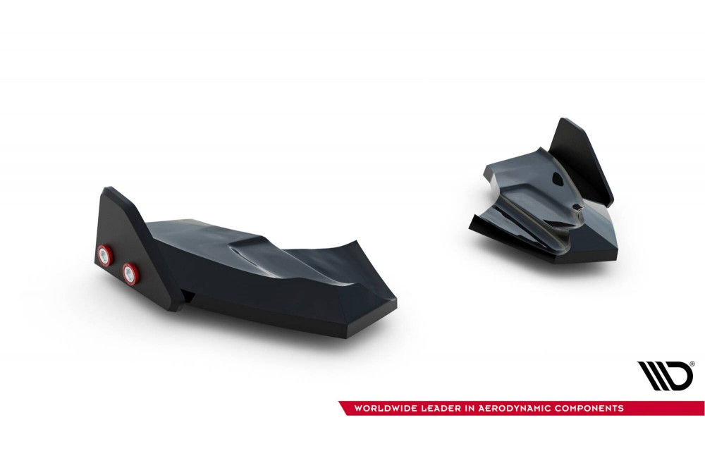 Rear Side Splitters V.3 + Flaps Ford Fiesta ST Mk7 Facelift