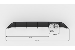 Rear Valance Ford Fiesta Mk8 ST