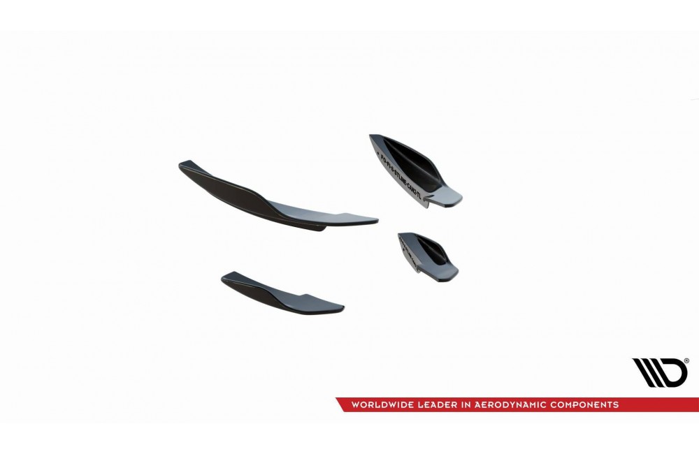 Front Bumper Wings (Canards) V.2 Ford Fiesta Mk8 ST / ST-Line Front Bumper Wings (Canards) V.2 Ford Fiesta Mk8 ST / ST-Line