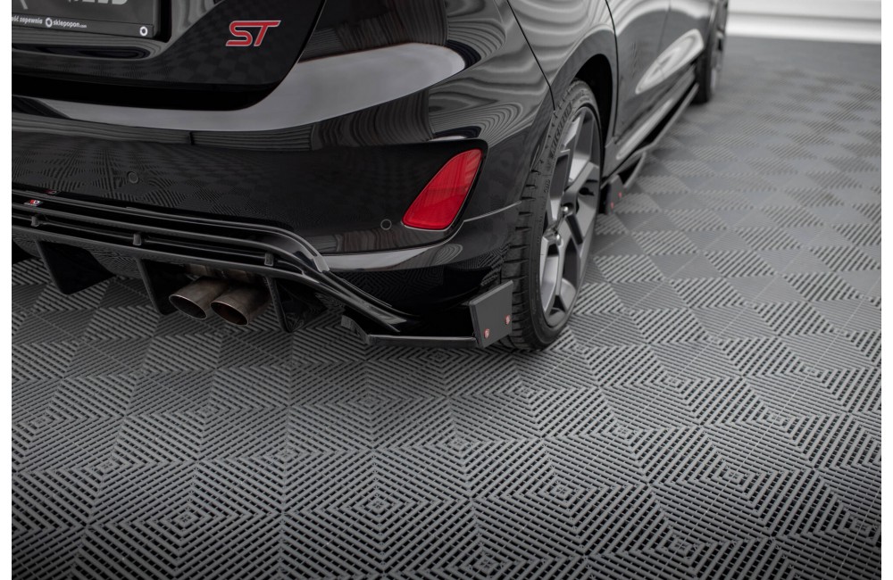 Rear Side Splitters V.4 + Flaps Ford Fiesta ST Mk8