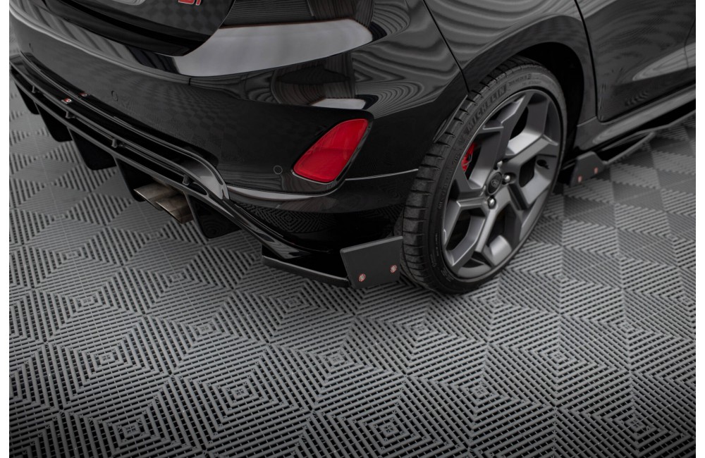 Rear Side Splitters V.4 + Flaps Ford Fiesta ST Mk8