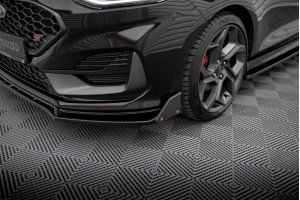 Front Splitter V.4 + Flaps Ford Fiesta ST / ST-line Mk8 Facelift