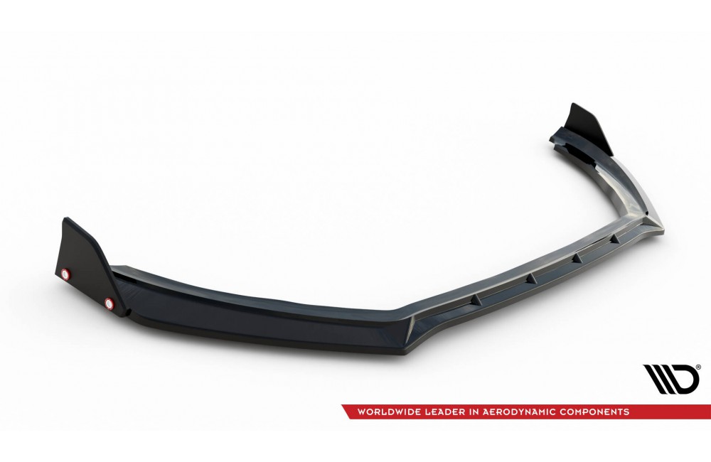 Front Splitter V.4 + Flaps Ford Fiesta ST / ST-line Mk8 Facelift