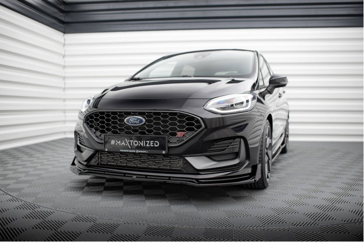 Εμπρός Splitter V.4 + Flaps Ford Fiesta ST / ST-line Mk8 Facelift