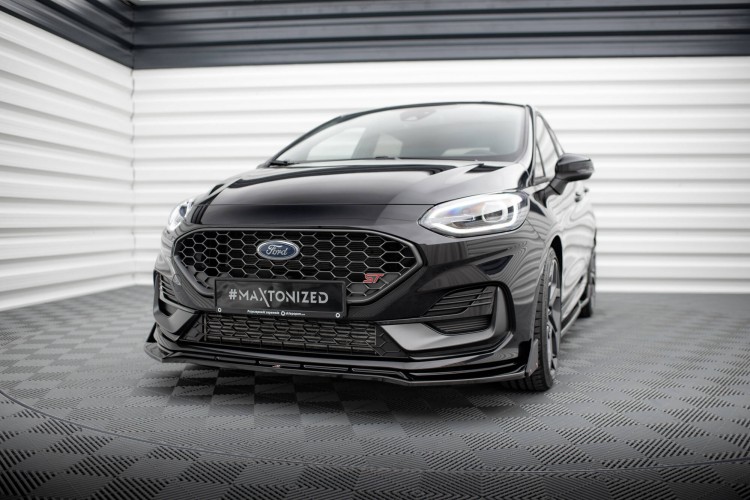 Εμπρός Splitter V.4 + Flaps Ford Fiesta ST / ST-line Mk8 Facelift
