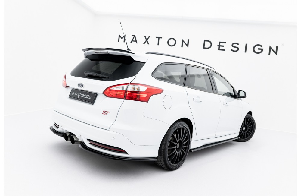Rear Side Splitters Ford Focus ST Estate Mk3 / Mk3 Facelift