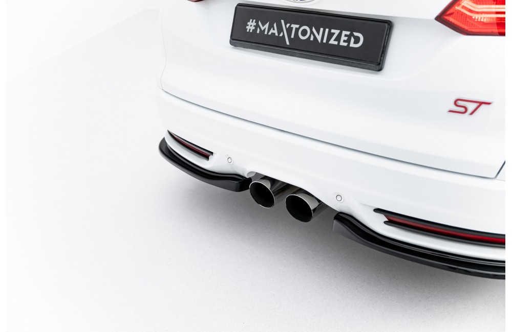Rear Side Splitters Ford Focus ST Estate Mk3 / Mk3 Facelift