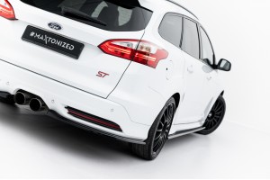 Rear Side Splitters Ford Focus ST Estate Mk3 / Mk3 Facelift