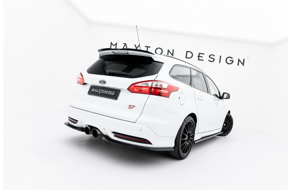 Rear Side Splitters Ford Focus ST Estate Mk3 / Mk3 Facelift
