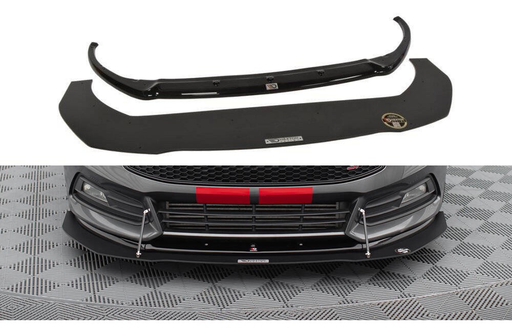 Hybrid Front Splitter V.1 Ford Focus ST Mk3 FL