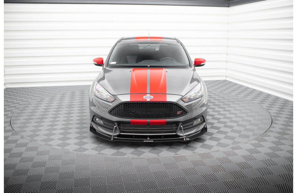 Hybrid Front Splitter V.2 Ford Focus ST Mk3 FL