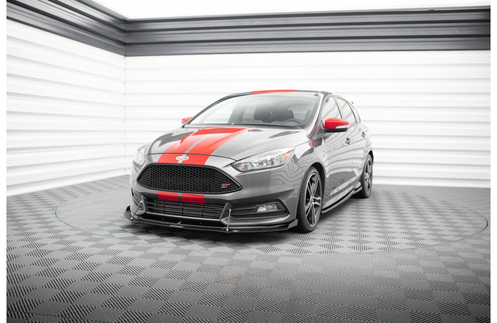 Hybrid Front Splitter V.2 Ford Focus ST Mk3 FL