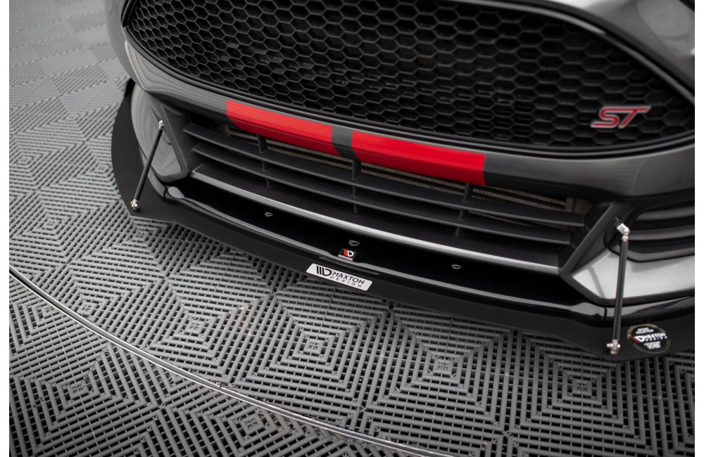 Hybrid Front Splitter V.2 Ford Focus ST Mk3 FL