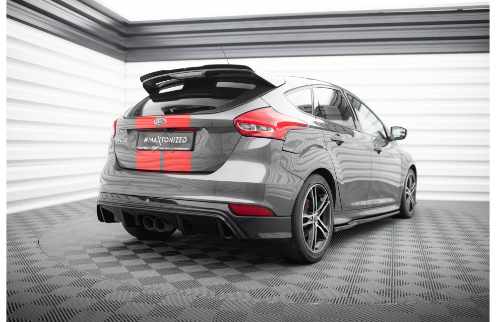 Rear Valance Ford Focus ST Mk3 FL (RS-Look) - Gloss Black