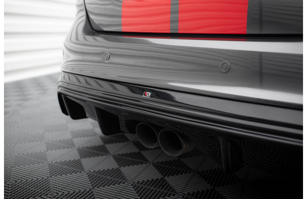 Rear Valance Ford Focus ST Mk3 FL (RS-Look) - Gloss Black
