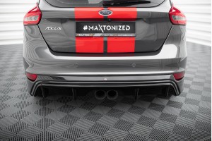 Rear Valance Ford Focus ST Mk3 FL (RS-Look) - Gloss Black