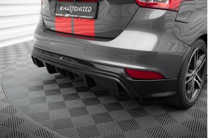 Rear Valance Ford Focus ST Mk3 FL (RS-Look) - Gloss Black