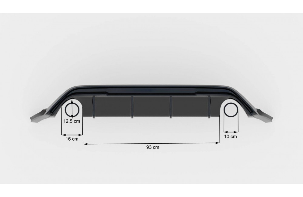 Rear Valance V.3 Ford Focus Hatchback ST Mk4