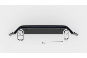 Rear Valance V.3 Ford Focus Hatchback ST Mk4