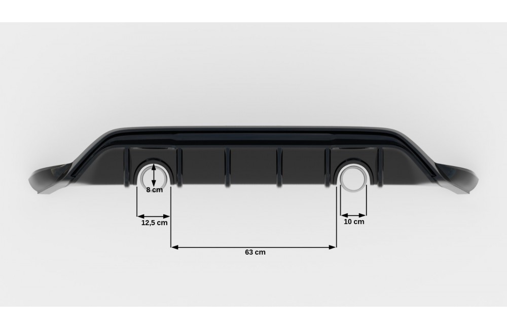 Rear Valance Ford Focus Hatchabck ST-Line - ABS