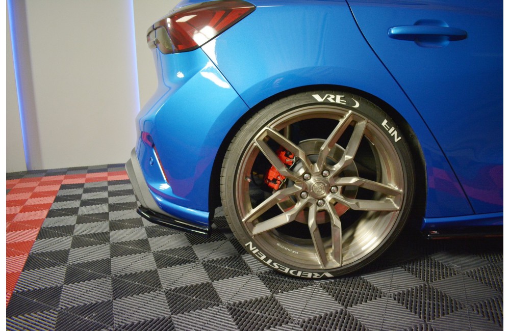 Rear Side Splitters V.2 (For rear valance v.1) Ford Focus Hatchabck ST-Line