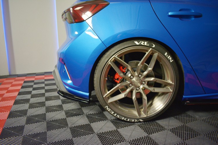 Πίσω Πλευρικοί Splitters V.2 (Για πίσω valance v.1) Ford Focus Hatchabck ST-Line