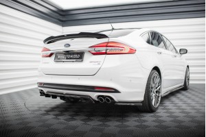 Rear Splitter (with vertical bars) Ford Mondeo Sport Mk5 Facelift / Fusion Sport Mk2 Facelift