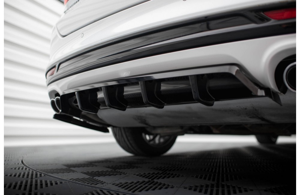 Rear Splitter (with vertical bars) Ford Mondeo Sport Mk5 Facelift / Fusion Sport Mk2 Facelift