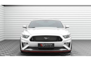 Front Splitter V.2 Ford Mustang Mk6 Facelift - Gloss Black