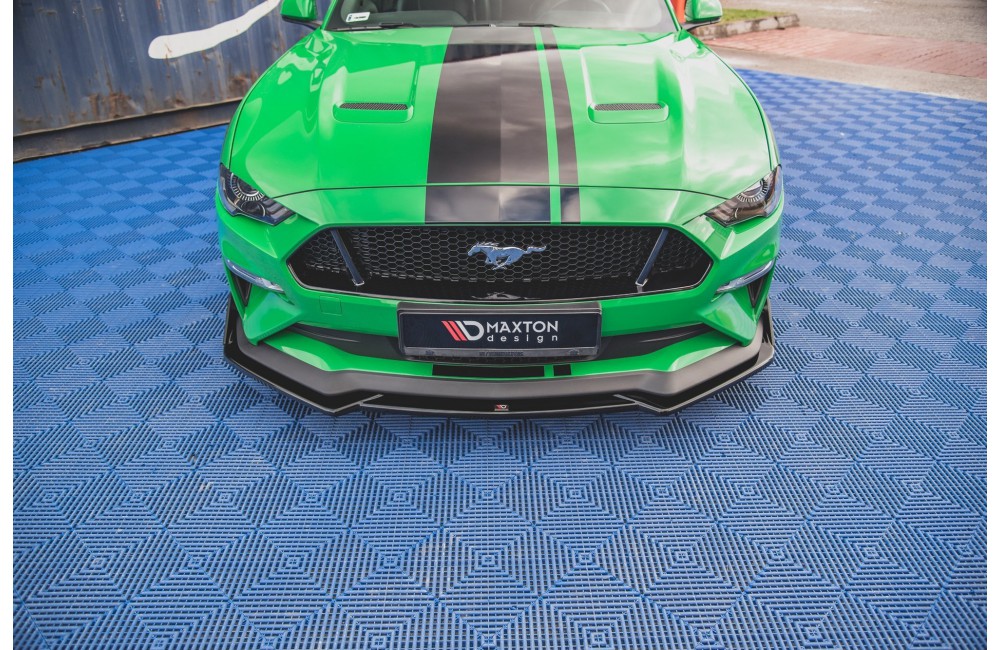 Front Splitter V.1 + Flaps Ford Mustang GT Mk6 Facelift