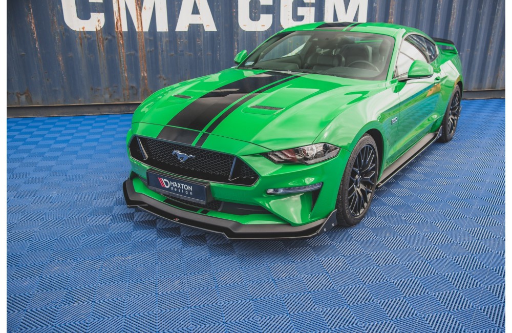 Front Splitter V.1 + Flaps Ford Mustang GT Mk6 Facelift