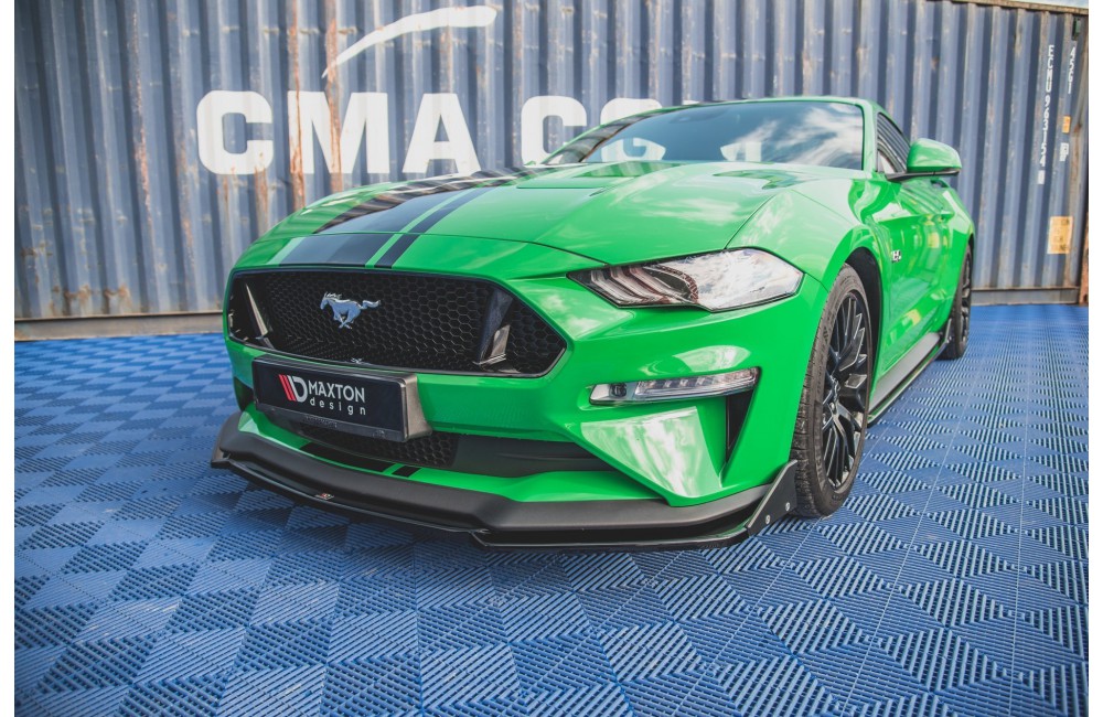 Front Splitter V.2 + Flaps Ford Mustang GT Mk6 Facelift