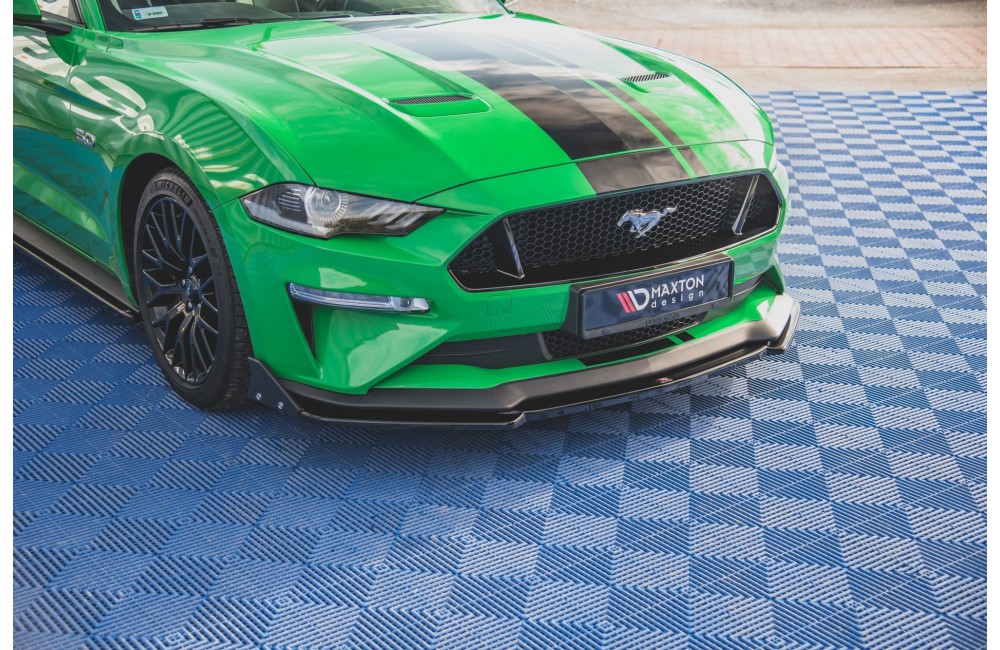 Front Splitter V.2 + Flaps Ford Mustang GT Mk6 Facelift
