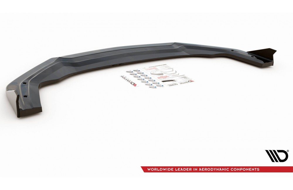 Front Splitter V.2 + Flaps Ford Mustang GT Mk6 Facelift