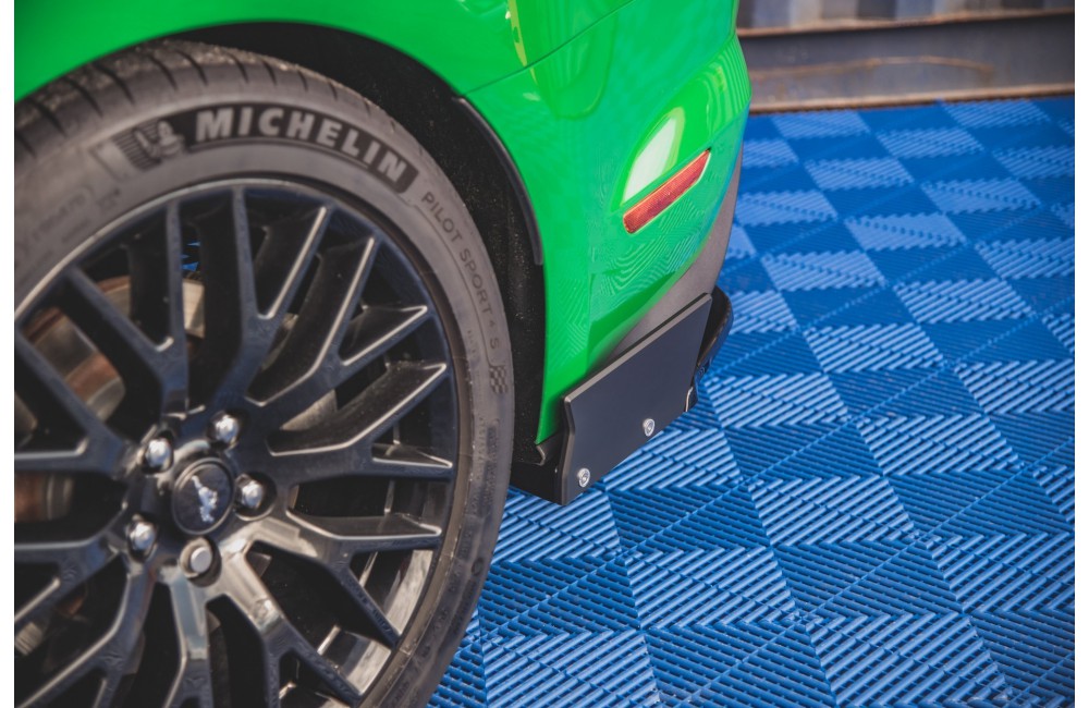 Rear Side Splitters V.1 + Flaps Ford Mustang GT Mk6 Facelift